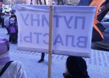 Пикет против «вражеского консалтинга» прошел в центре Новосибирска
