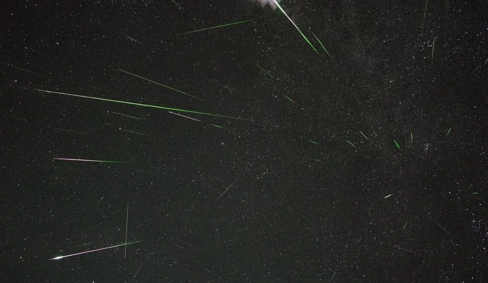 Поток Персеиды попал в объектив фотоаппарата сотрудника обсерватории НГУ