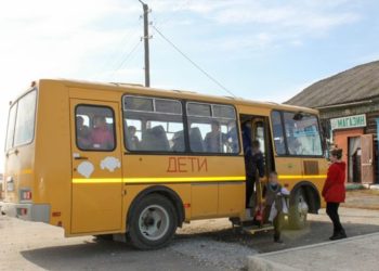 Дети в Новосибирской области ездят в школу в переполненных ПАЗиках и ходят через пустыри