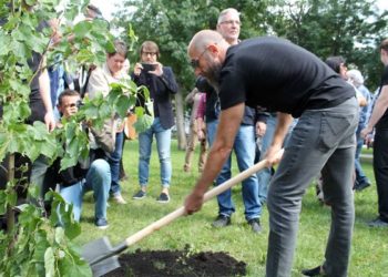 В Театральном сквере Новосибирска открыли Аллею звезд