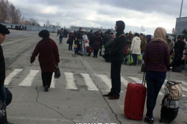 Из новосибирского аэропорта Толмачево эвакуировали людей