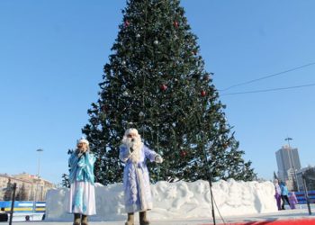 Новогодние городки в Новосибирске исчезнут 29 января