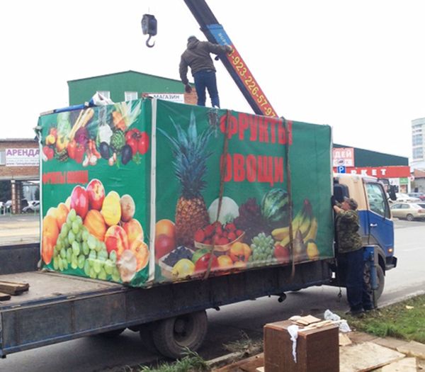 Первые 18 самовольных ларьков снесут в Центральном округе Новосибирска
