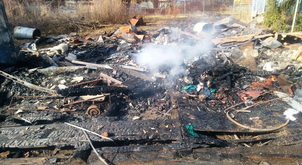 В поджоге дачи новосибирского правозащитника Антонова подозревается бывший заключенный