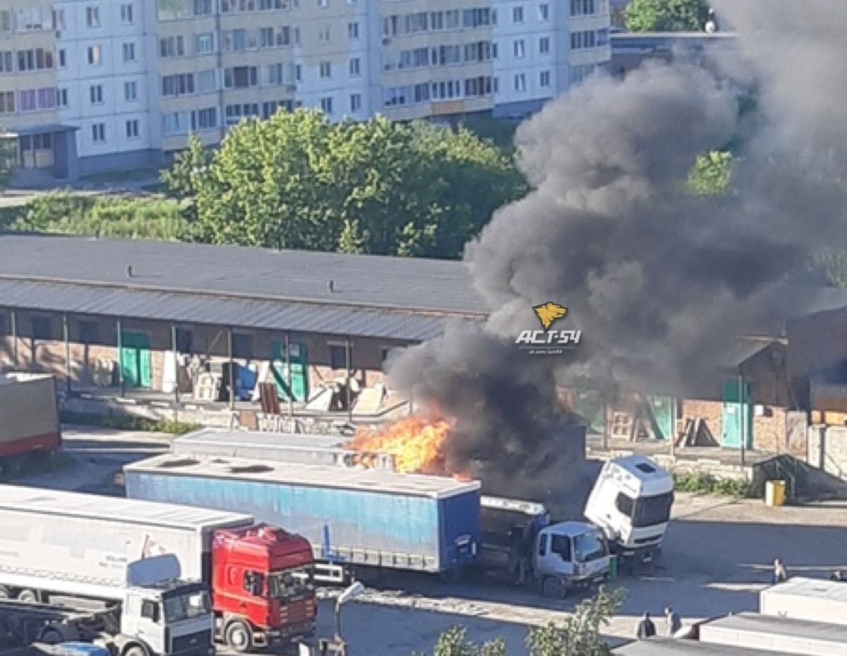 Взрыв грузовика разбудил жителей левобережья Новосибирска | НДН.Инфо