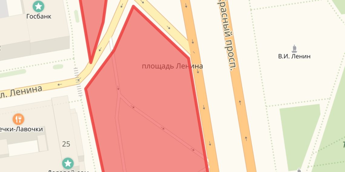 Ночная парковка на площади Ленина запрещена с сегодняшнего вечера