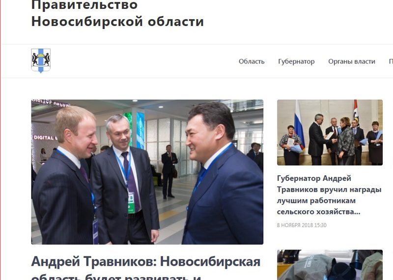 Эксперты оценили прозрачность сайта правительства Новосибирской области
