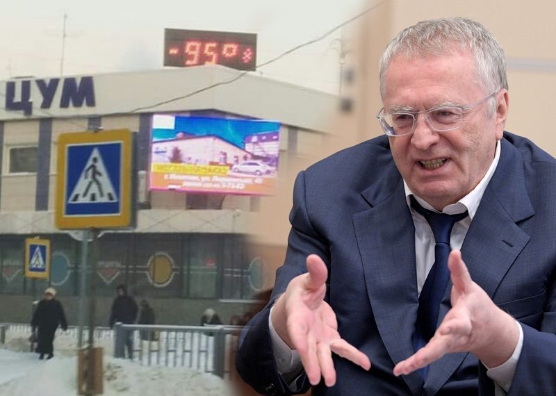 Владимир Жириновский заявил, что в Искитиме 95 градусов мороза