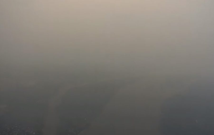 Новосибирцам показали город с высоты птичьего полета: его не видно