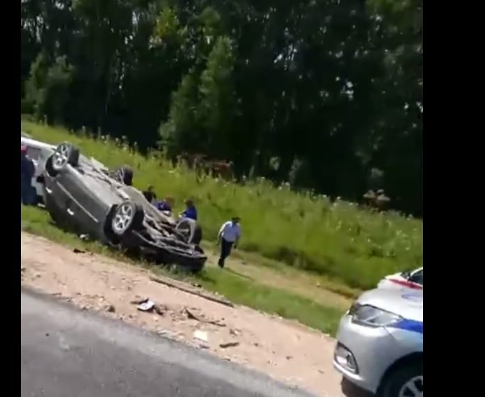 Два пассажира Camry пострадали в тройном ДТП на Чуйском тракте