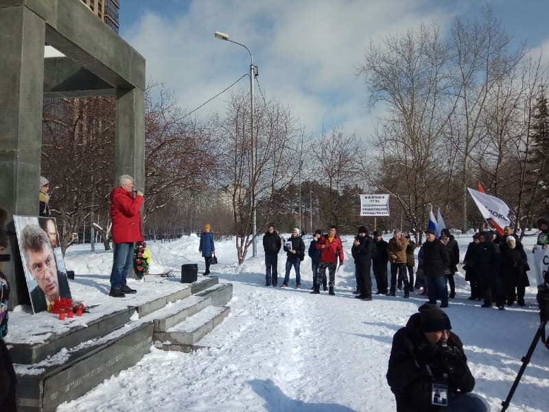 Астраханцы провели пикеты в память о Борисе Немцове. Митинги 29 февраля