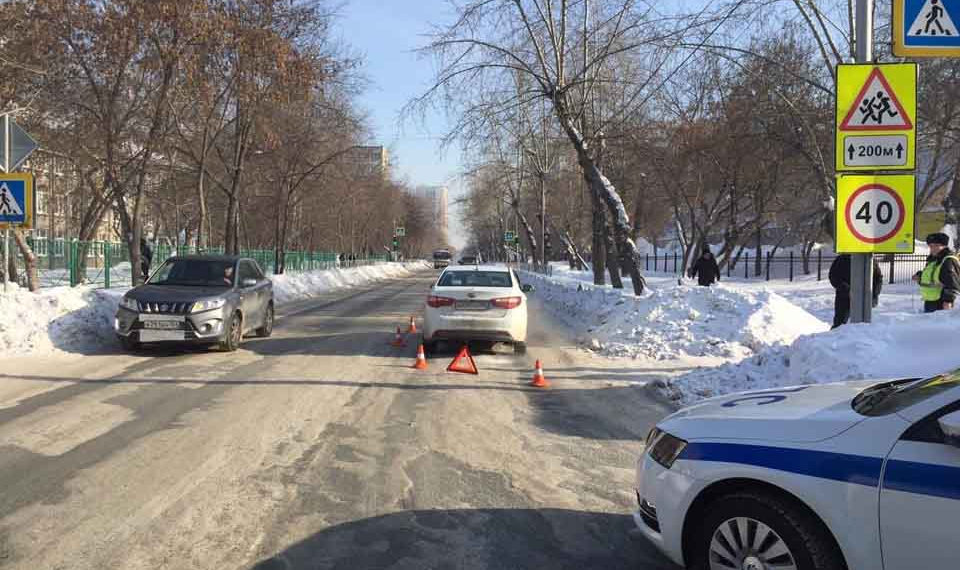 Ребенок сбежал с места ДТП в Новосибирске