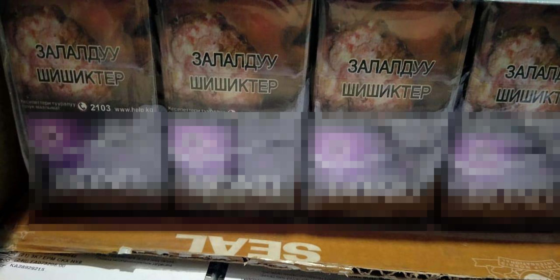 Три тонны нелегальных сигарет привезли из Бишкека в Новосибирск