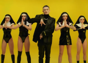 Кадр из клипа "Новая Волна" / DJ Smash & MORGENSHTERN