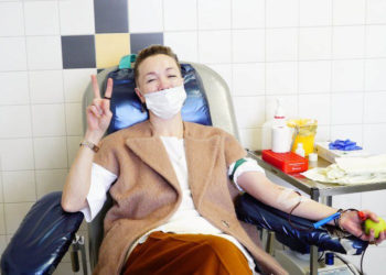 Редкой кровью поделилась Дарья Мороз