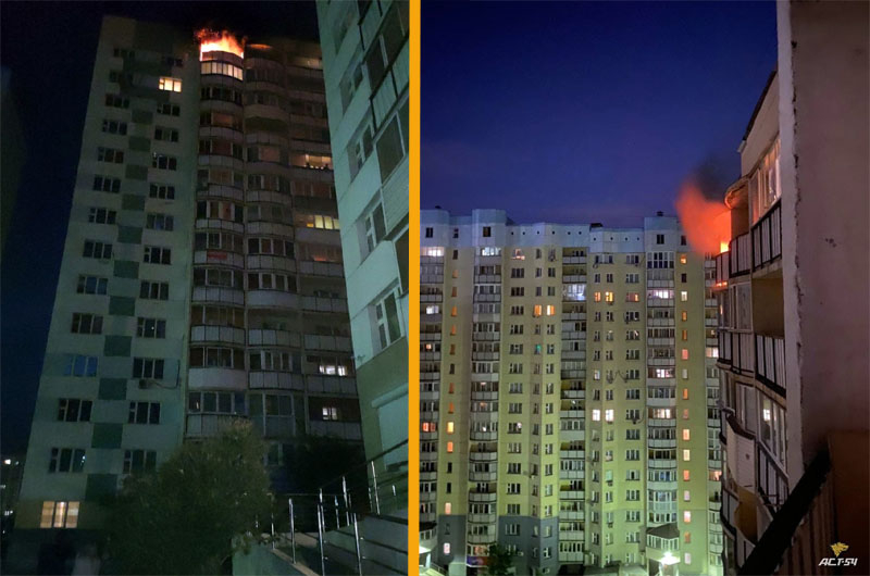 Около 30 человек эвакуировались из многоэтажки на Горском из-за горящих покрышек