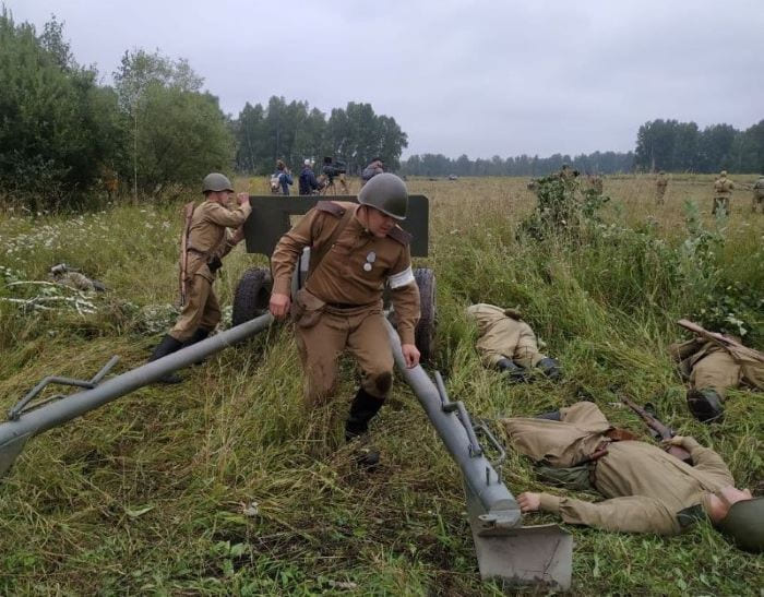 Сибирский огонь 14082021 реконструкция сражения 1