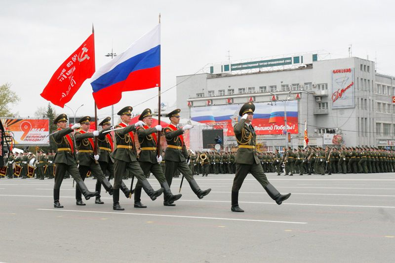 Военный парад и салют пройдут в День Победы в Новосибирске