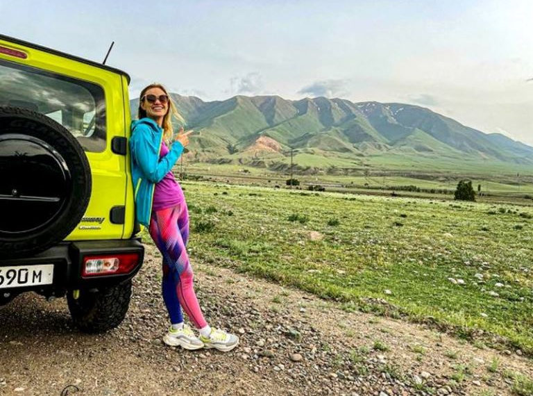 Марина Доможирова покоряет Киргизию