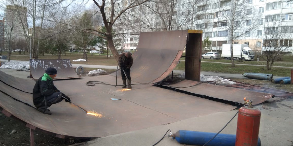 Так выглядел старый скейт-парк до демонтажа / vk.com/atyaksevigor