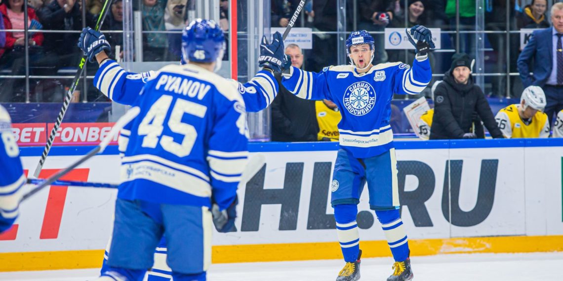 ХК «Сибирь» в домашнем матче разгромила «Северсталь»
