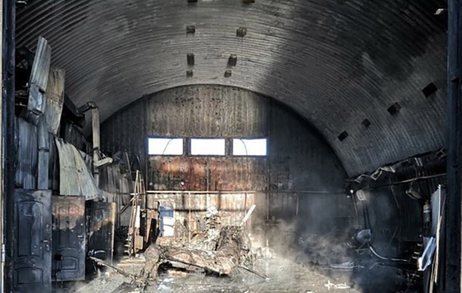 Ми-8 новосибирской авиакомпании сгорел в Томской области