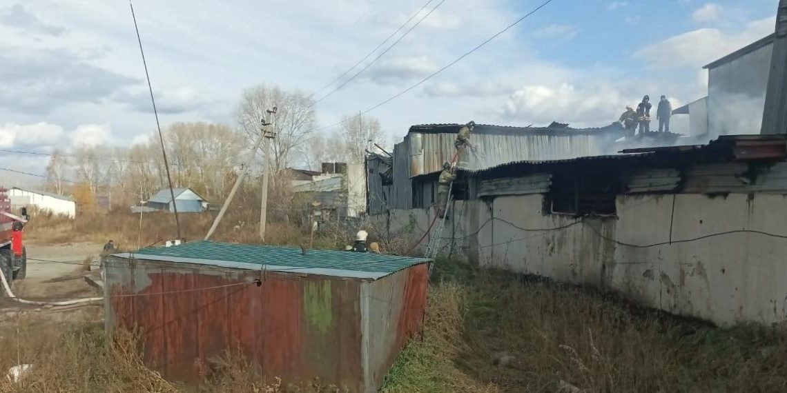 В пожаре на складе под Новосибирском погиб человек — СКР начал проверку