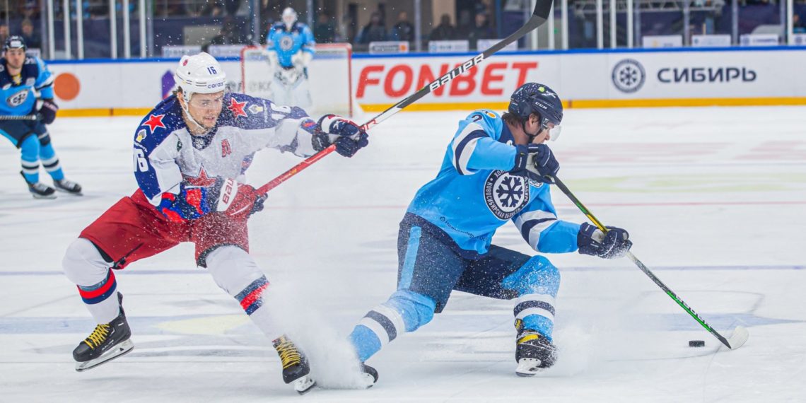 ХК «Сибирь» всухую проиграл ЦСКА на домашнем стадионе