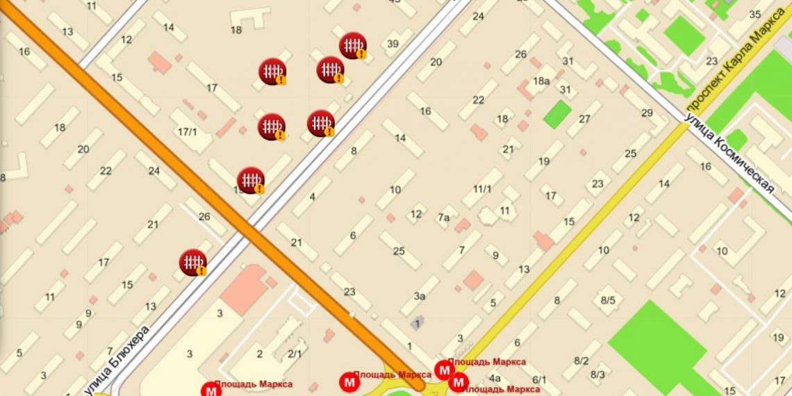 Авария в морозный день оставила без тепла жителей левобережья Новосибирска