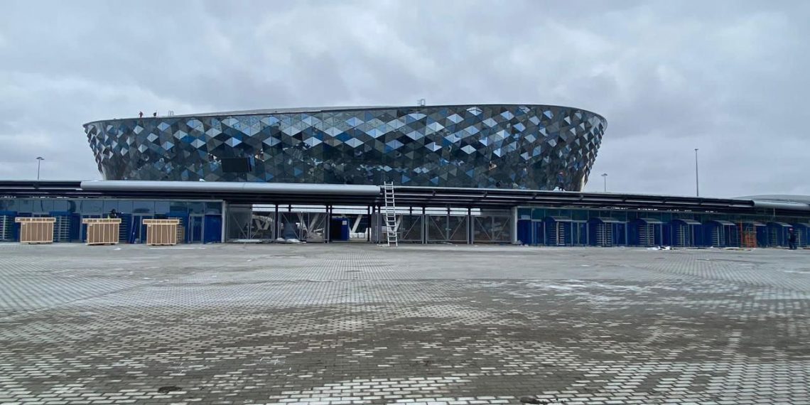 В Новосибирске завершили благоустройство территории возле нового ЛДС