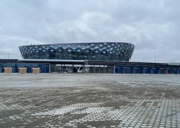 В Новосибирске завершили благоустройство территории возле нового ЛДС