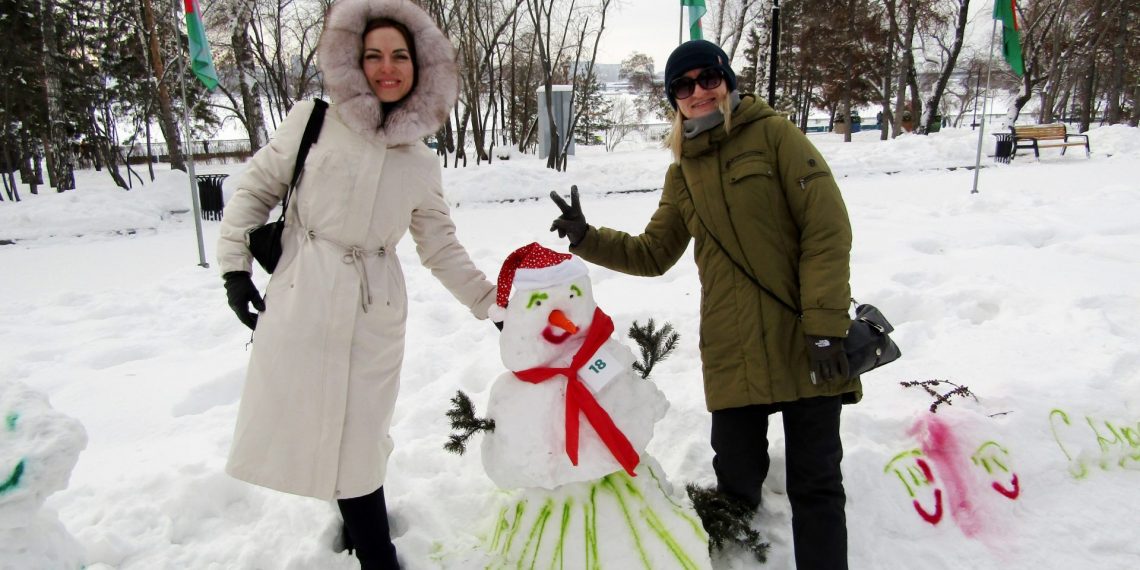 Новосибирск стал Родиной снежных баб