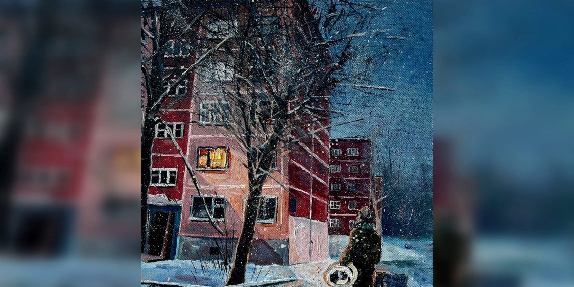 «Я приехал, мам»: картина о возвращении военнослужащего из зоны СВО в Новосибирск понравилась горожанам