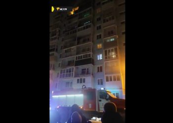 В новогоднюю ночь из-за фейерверка случился пожар в квартире на МЖК