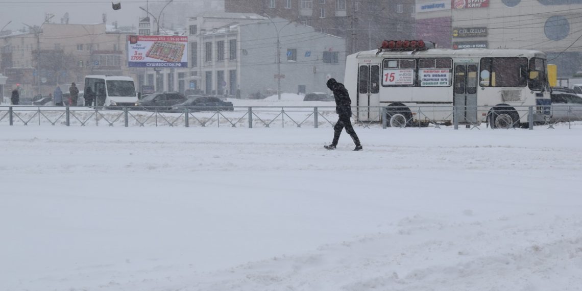 Антициклон из Казахстана избавит Новосибирск от снегопадов