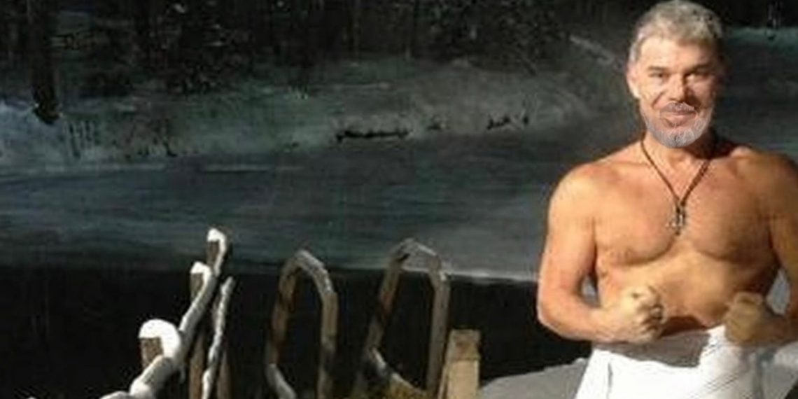 Олег Газманов очистился в проруби