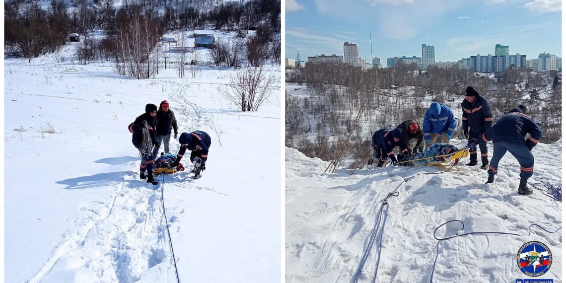 Лежал на глубине 250 метров: обездвиженного лыжника нашли в овраге на МЖК