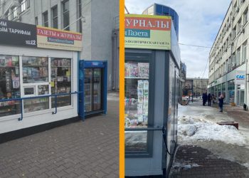 Киоскеры обвинили мэрию в пропаже холодильников с водой в центре Новосибирска