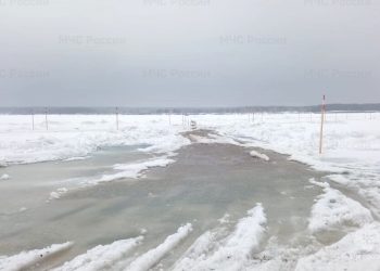 Ледовые переправы закрыли в Новосибирской области из-за потепления