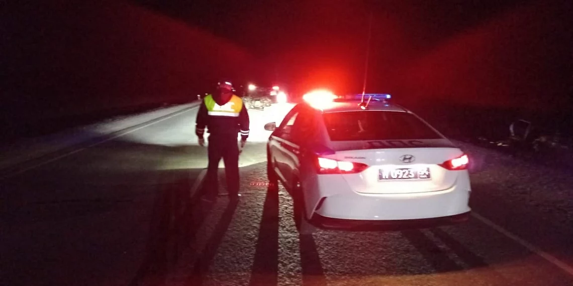 Три человека погибли в ночном ДТП в Новосибирской области