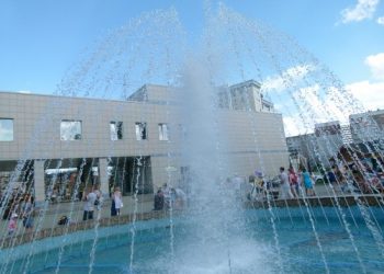 Первый фонтан заработал в Новосибирске в 2023 году