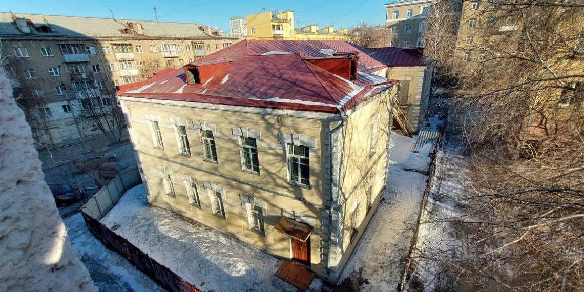 Реконструкция Дома Кондратюка началась в Новосибирске