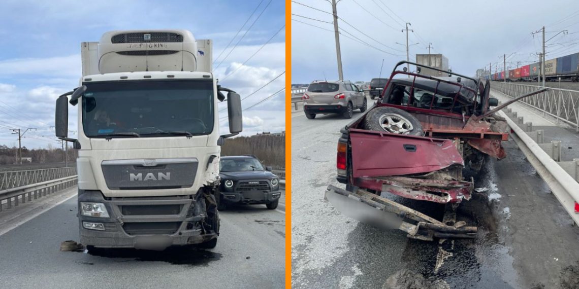 Смертельное ДТП: фура сбила водителя пикапа — мужчина менял колесо