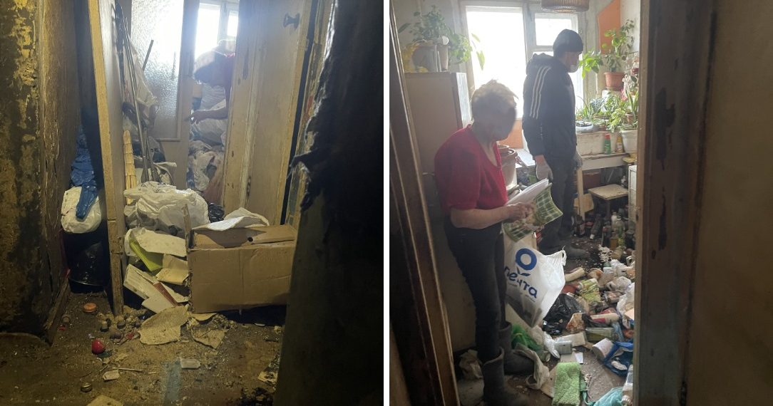 Жительница Новосибирска собрала в квартире свалку размером с КАМАЗ