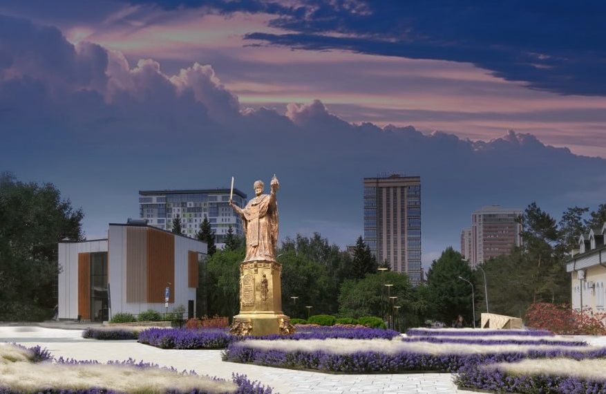 Памятник Николаю Чудотворцу установят возле Вознесенского собора в Новосибирске