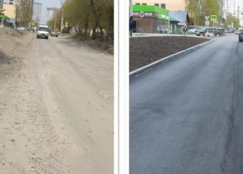 В Октябрьском районе Новосибирска после вмешательства прокуратуры завершился ремонт дороги