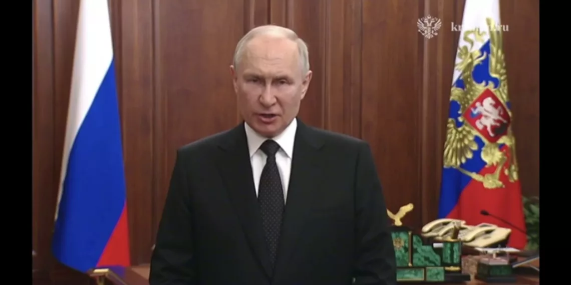 Владимир Путин выступил с обращением по ситуации с ЧВК «Вагнер»