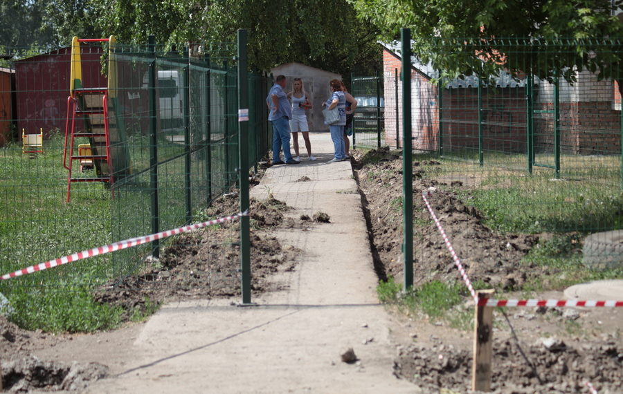 В Новосибирске приступили к благоустройству дворов на улице Хилокская