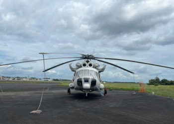 В Новосибирске неизвестный выставил на продажу вертолёт Ми-8 АМТ за 760 млн рублей