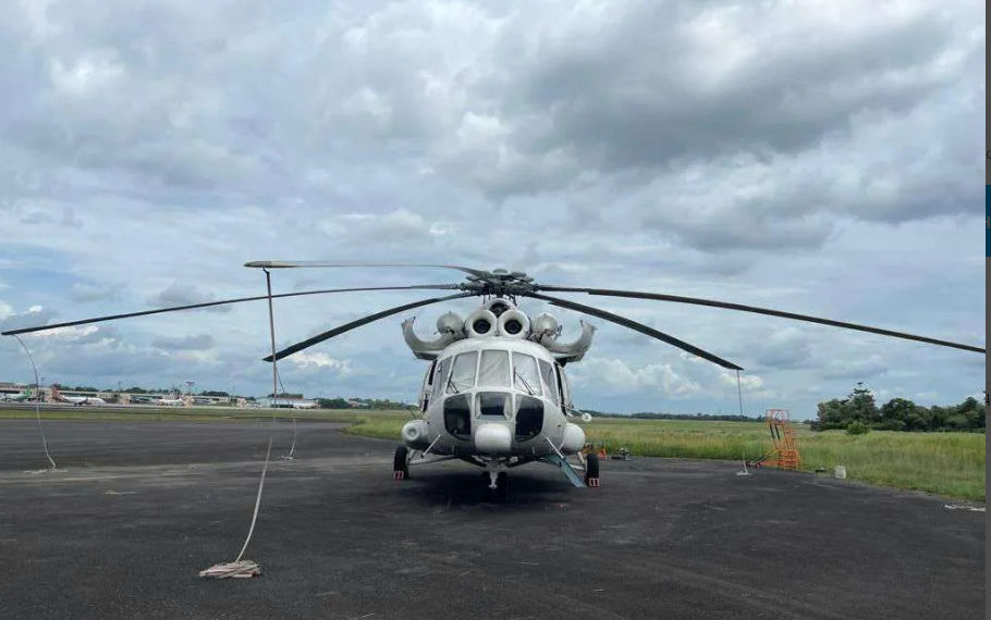 В Новосибирске неизвестный выставил на продажу вертолёт Ми-8 АМТ за 760 млн рублей